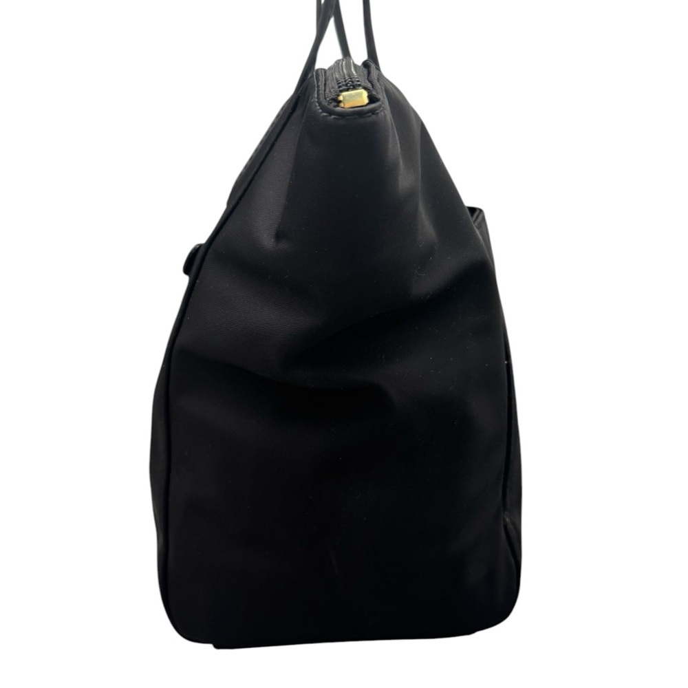 Michael Kors Black Nylon Tote Bag with Gold Hardware - Picture 5 of 10